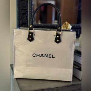 Chanel Tote-Made from authentic Chanel shopping bag